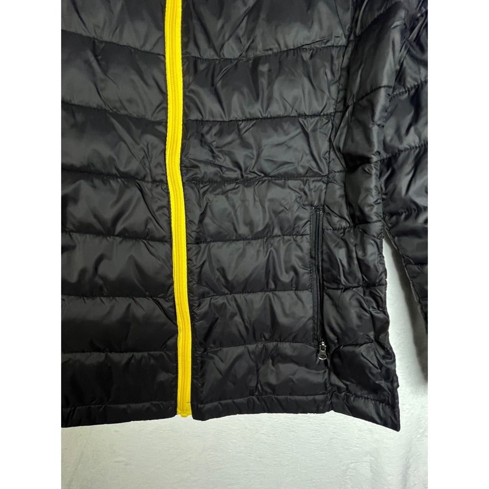 Pittsburgh Steelers Women's Small Puffer Jacket Black Yellow NFL Quilted Coat - Picture 5 of 13